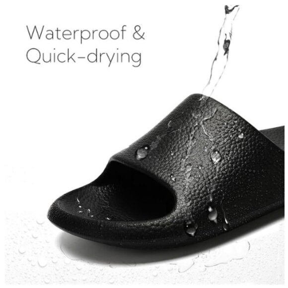 Unisex Slides Women / Men Quick Drying Shower Slippers, Waterproof Cloud Slide - Picture 6 of 6